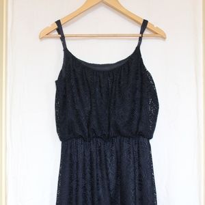Bailey blue lace dress